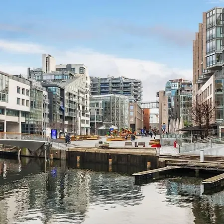 Exclusive Sea-side At Tjuvholmen - Oslo! Apartament