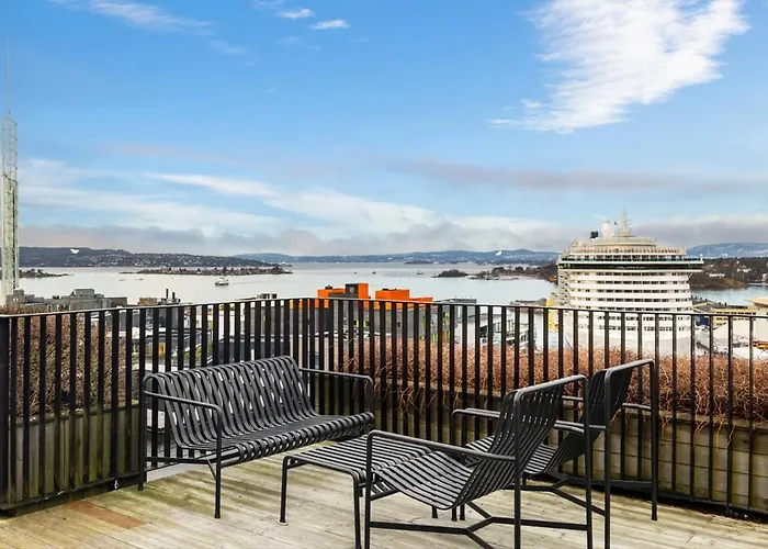 公寓 Exclusive Sea-side At Tjuvholmen - Oslo!